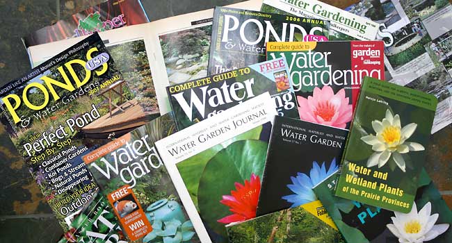 A range of the publications that Aquapic images have appeared in